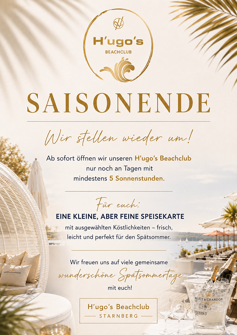 Spätsommer H'ugo's Beachclub
